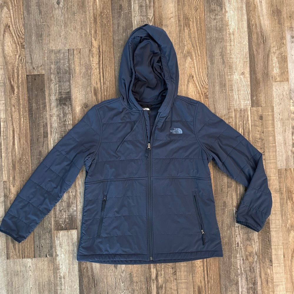 Womens North Face Mountain Full Zip Hooded Sweatshirt. Size Large